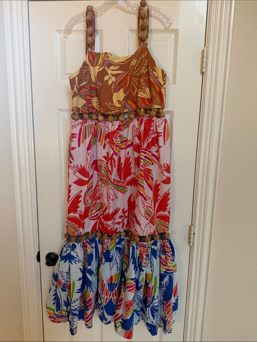 Farm Rio Floral Tiered Maxi Dress - Multicolor